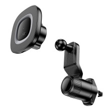 Wireless car phone holder Hoco 15W dashboard HW30 black