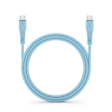 Cable USB A to Micro USB Forcell F-Energy QC3.0 2,4A 18W Silicone 1 m C341 blue