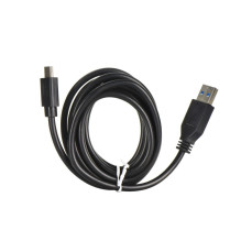 USB A tipo į USB C tipo 3.0 2A HD2 kabelis, 2 m, juodas USB A tipo į USB C tipo 3.0 2A HD2 kabelis, 2 m, juodas