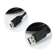 Cable USB A to Type C 3.0 2A HD2 2 m black Cable USB A to Type C 3.0 2A HD2 2 m black