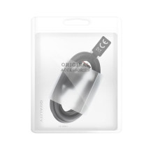 USB A tipo į USB C tipo 3.0 2A HD2 kabelis, 1 m, juodas