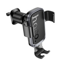Gravity car phone holder Hoco air vent H80 black and gray