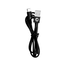 Cable USB A to USB C Forcell F-Energy 2,1A Tube 1 m C319 czarny Cable USB A to USB C Forcell F-Energy 2,1A Tube 1 m C319 czarny