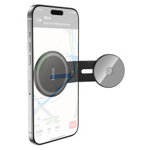 Magnetinis automobilio telefono laikiklis, tvirtinamas prie ekrano galo, Hoco H93, juodas