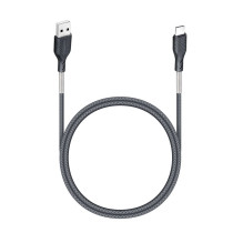 Cable USB A to USB C Forcell F-Energy QC4.0 5A 60W Carbon 1 m CB-02A black Cable USB A to USB C Forcell F-Energy QC4.0 5A 60W Carbon 1 m CB-02A black