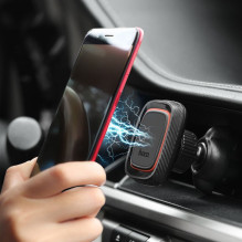 Magnetinis automobilio telefono laikiklis Hoco oro išleidimo angai CA23 juodas Magnetinis automobilio telefono laikiklis Hoco oro išleidimo angai CA23 juodas