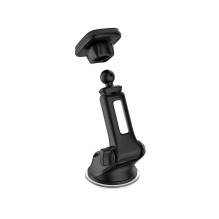 Magnetinis automobilio telefono laikiklis Hoco priekiniam stiklui / prietaisų skydeliui CA42 juodas ir raudonas