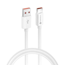 Cable USB A to USB C Forcell F-Energy QC4.0 3A 66W 1 m C336 white