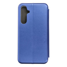 Samsung S23 FE Elegance Book atverčiamas dėklas, tamsiai mėlynas Samsung S23 FE Elegance Book atverčiamas dėklas, tamsiai mėlynas