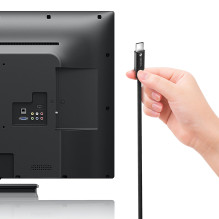 USB C į USB C laidas Forcell F-Energy QC4.0 PD 5A 100W E-mark / 4K / Thunderbolt / 20Gbit / s 1 m C391 juodas