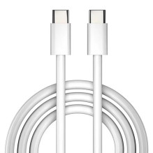 Cable Type C to Type C PD 40W HD23 1 m white