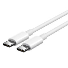 Cable Type C to Type C PD 40W HD23 1 m white