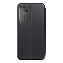 Atverčiamas dėklas, skirtas „Samsung S24 PLUS Elegance Book“, juodas