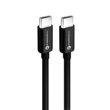 USB C į USB C laidas Forcell F-Energy QC4.0 PD 3A 60W 1 m C338 juodas USB C į USB C laidas Forcell F-Energy QC4.0 PD 3A 60W 1 m C338 juodas