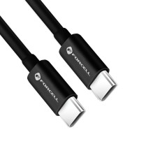 Cable USB C to USB C Forcell F-Energy QC4.0 PD 3A 60W 1,5 m C338 black Cable USB C to USB C Forcell F-Energy QC4.0 PD 3A 60W 1,5 m C338 black