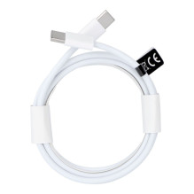 C tipo į C tipo PD QC3.0 kabelis 3A 30W HD26 dėžutė 2 m baltas