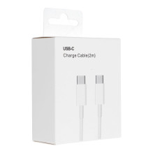 Cable Type C to Type C PD QC3.0 3A 30W HD26 BOX 2 m white Cable Type C to Type C PD QC3.0 3A 30W HD26 BOX 2 m white