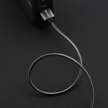 Cable USB A to USB C Forcell F-Energy QC4.0 3A 66W Metal 2 m C234 silver Cable USB A to USB C Forcell F-Energy QC4.0 3A 66W Metal 2 m C234 silver