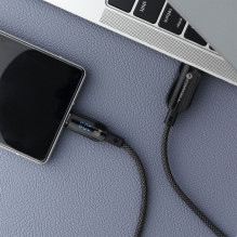 Cable USB A to USB C Forcell F-Energy QC4.0 PD 3A 66W Digital 1,2 m C272 black Cable USB A to USB C Forcell F-Energy QC4.0 PD 3A 66W Digital 1,2 m C272 black