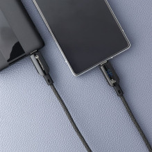 Cable USB C to USB C Forcell F-Energy QC4.0 PD 3A 60W Digital 1,2 m C274 black Cable USB C to USB C Forcell F-Energy QC4.0 PD 3A 60W Digital 1,2 m C274 black
