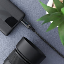 Cable USB C to USB C Forcell F-Energy QC4.0 PD 3A 60W Digital 1,2 m C274 black Cable USB C to USB C Forcell F-Energy QC4.0 PD 3A 60W Digital 1,2 m C274 black