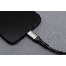 Cable USB C to USB C Forcell F-Energy QC4.0 PD 5A 100W Cafule 2 m C260 black Cable USB C to USB C Forcell F-Energy QC4.0 PD 5A 100W Cafule 2 m C260 black