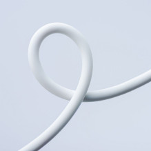 Cable USB C to USB C Forcell F-Energy QC4.0 PD 5A 100W Silicone 1 m C347 white