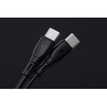 USB-C laidas į USB-C, Blue Star, 3A, 60W, ECO, 2 m, juodas, PJ73-14-3 USB-C laidas į USB-C, Blue Star, 3A, 60W, ECO, 2 m, juodas, PJ73-14-3