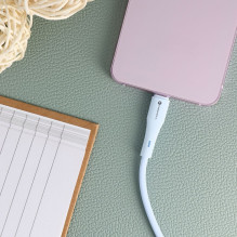 Cable USB C to USB C Forcell F-Energy QC4.0 PD 3A 60W Silicone 1 m C344 blue