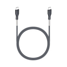 Cable USB C to USB C Forcell F-Energy QC4.0 PD 5A 100W Carbon 1 m CB-04C black Cable USB C to USB C Forcell F-Energy QC4.0 PD 5A 100W Carbon 1 m CB-04C black