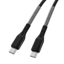 Cable USB C to USB C Forcell F-Energy QC4.0 PD 5A 240W Carbon 1 m CB-05C black Cable USB C to USB C Forcell F-Energy QC4.0 PD 5A 240W Carbon 1 m CB-05C black