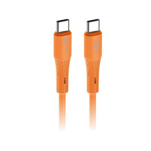 Cable USB C to USB C Forcell F-Energy QC4.0 PD 3A 60W Silicone 1 m C344 orange