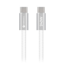 Cable USB C to USB C Forcell F-Energy QC4.0 PD 5A 240W Cafule Color 1,2 m CBN1 white Cable USB C to USB C Forcell F-Energy QC4.0 PD 5A 240W Cafule Color 1,2 m CBN1 white