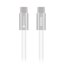 Cable USB C to USB C Forcell F-Energy QC4.0 PD 5A 100W Cafule Color 1,2 m ACYH23 white Cable USB C to USB C Forcell F-Energy QC4.0 PD 5A 100W Cafule Color 1,2 m ACYH23 white