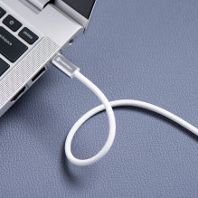 Cable USB C to USB C Forcell F-Energy QC4.0 PD 3A 60W Cafule Color 1,2 m ACYH23 white