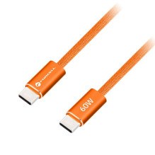 Laidas USB C į USB C Forcell F-Energy QC4.0 PD 3A 60W Cafule Color 1,2 m ACYH23 oranžinis Laidas USB C į USB C Forcell F-Energy QC4.0 PD 3A 60W Cafule Color 1,2 m ACYH23 oranžinis
