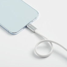 USB C į USB C laidas Forcell F-Energy QC4.0 PD 5A 100W Cafule Flat 1,2m CCFN23 baltas USB C į USB C laidas Forcell F-Energy QC4.0 PD 5A 100W Cafule Flat 1,2m CCFN23 baltas