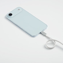 Cable USB C to USB C Forcell F-Energy QC4.0 PD 5A 100W Cafule Flat 1,2m CCFN23 white Cable USB C to USB C Forcell F-Energy QC4.0 PD 5A 100W Cafule Flat 1,2m CCFN23 white