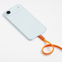 Cable USB C to USB C Forcell F-Energy QC4.0 PD 5A 100W Cafule Flat 1,2 m CCFN23 orange Cable USB C to USB C Forcell F-Energy QC4.0 PD 5A 100W Cafule Flat 1,2 m CCFN23 orange