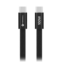 USB C į USB C laidas Forcell F-Energy QC4.0 PD 5A 100W Cafule Flat 1,2 m CCFN23 juodas USB C į USB C laidas Forcell F-Energy QC4.0 PD 5A 100W Cafule Flat 1,2 m CCFN23 juodas