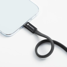 Cable USB C to USB C Forcell F-Energy QC4.0 PD 3A 60W Cafule Flat 1,2 m CCFN23 black Cable USB C to USB C Forcell F-Energy QC4.0 PD 3A 60W Cafule Flat 1,2 m CCFN23 black