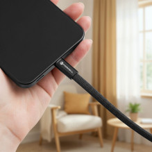 USB C į USB C laidas Forcell F-Energy QC4.0 PD 3A 60W Cafule Flat 1,2 m CCFN23 juodas USB C į USB C laidas Forcell F-Energy QC4.0 PD 3A 60W Cafule Flat 1,2 m CCFN23 juodas
