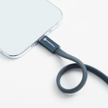 Cable USB C to USB C Forcell F-Energy QC4.0 PD 3A 60W Cafule Flat 1,2 CCFN23 m dark blue Cable USB C to USB C Forcell F-Energy QC4.0 PD 3A 60W Cafule Flat 1,2 CCFN23 m dark blue