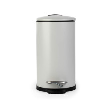 Beldray LA036690GRYPEU7 Slimline D-Shaped Pedal Bin - Grey 5-Litre