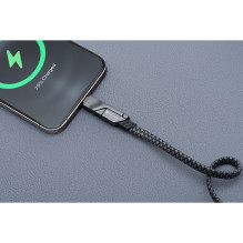 Cable 4in1 USB C / USB A to USB C / Lightning Forcell F-Energy QC PD 3A 60W 1 m C241 chrome Cable 4in1 USB C / USB A to USB C / Lightning Forcell F-Energy QC PD 3A 60W 1 m C241 chrome