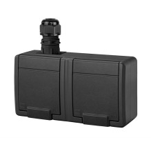 SOCKET 5045-67 2PLACE IP65...