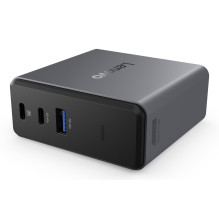 Lenovo X9 Charging GaN Dock Wired USB 3.2 Gen 2 (3.1 Gen 2) Type-C Grey Lenovo X9 Charging GaN Dock Wired USB 3.2 Gen 2 (3.1 Gen 2) Type-C Grey