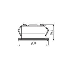 Šviestuvas Kanlux Imber, 1W, 4000°K, aliuminio, 23520