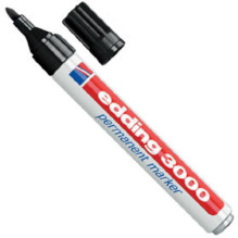 Rašiklis - Edding 3000 Permanent Marker Juodas