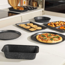 Salter BW070371EU7 Silver Marblestone 27cm Loaf Pan